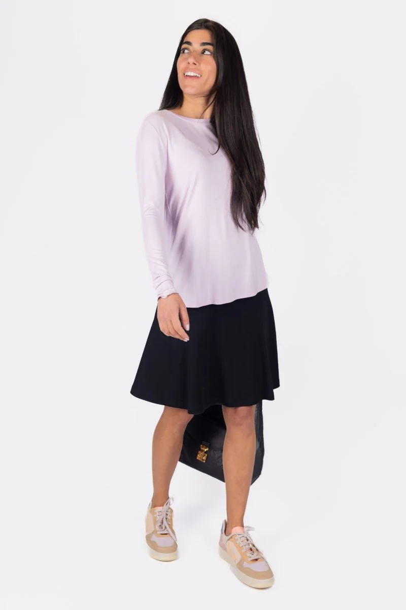 Phoebe Tee (Light Lilac) - Image 2