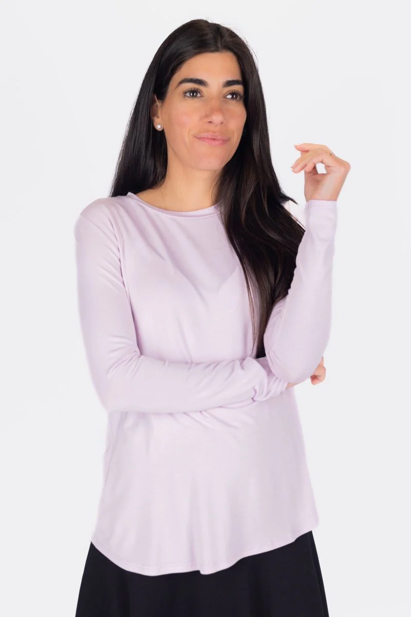Phoebe Tee (Light Lilac) - Image 3