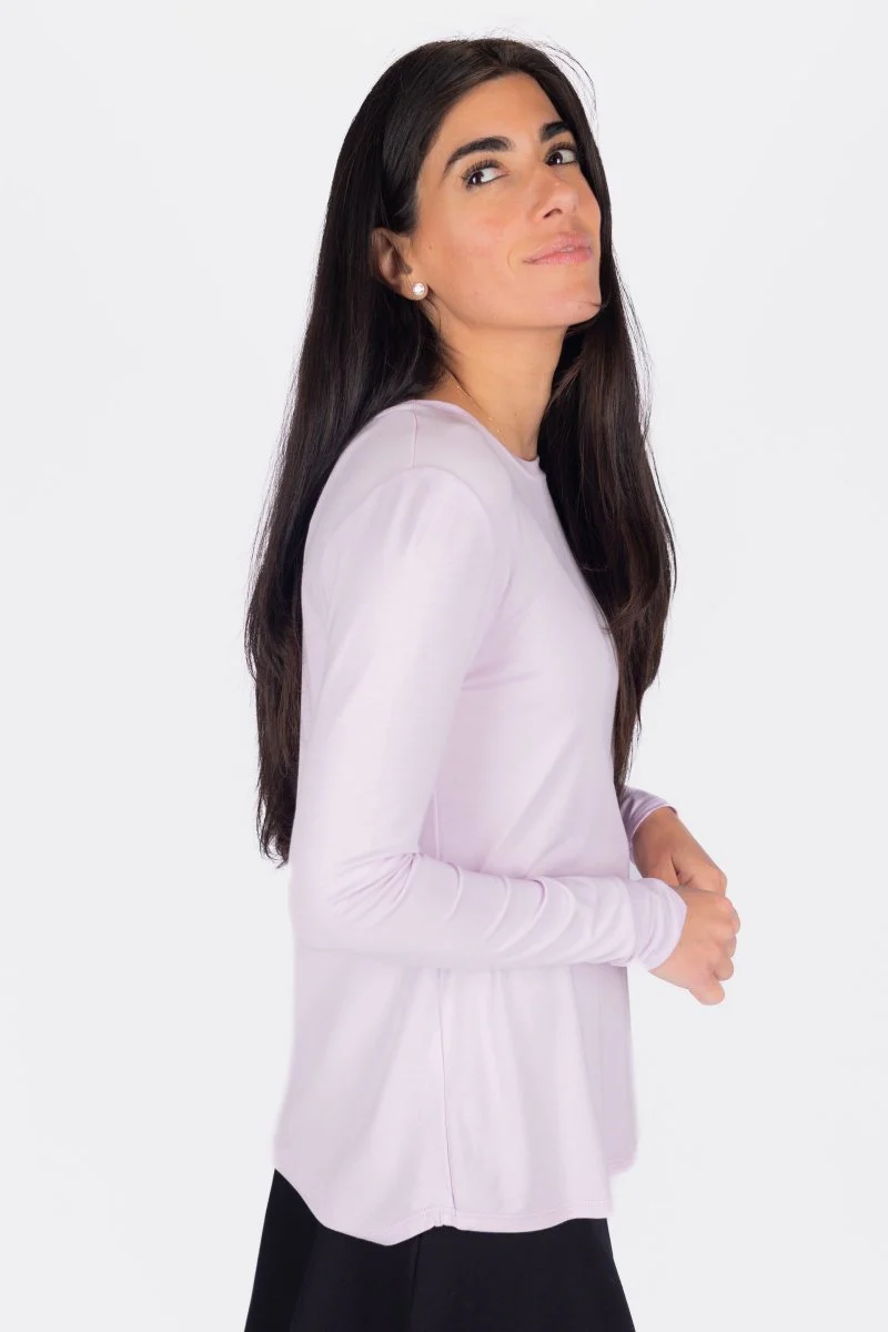 Phoebe Tee (Light Lilac) - Image 4