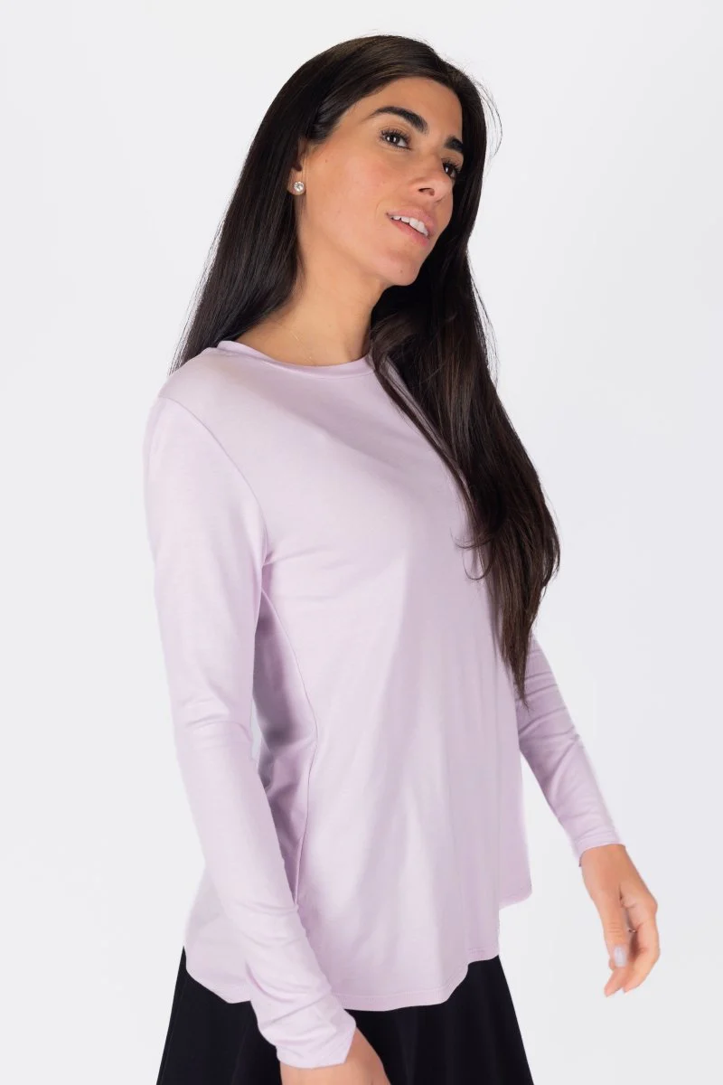 Phoebe Tee (Light Lilac) - Image 5