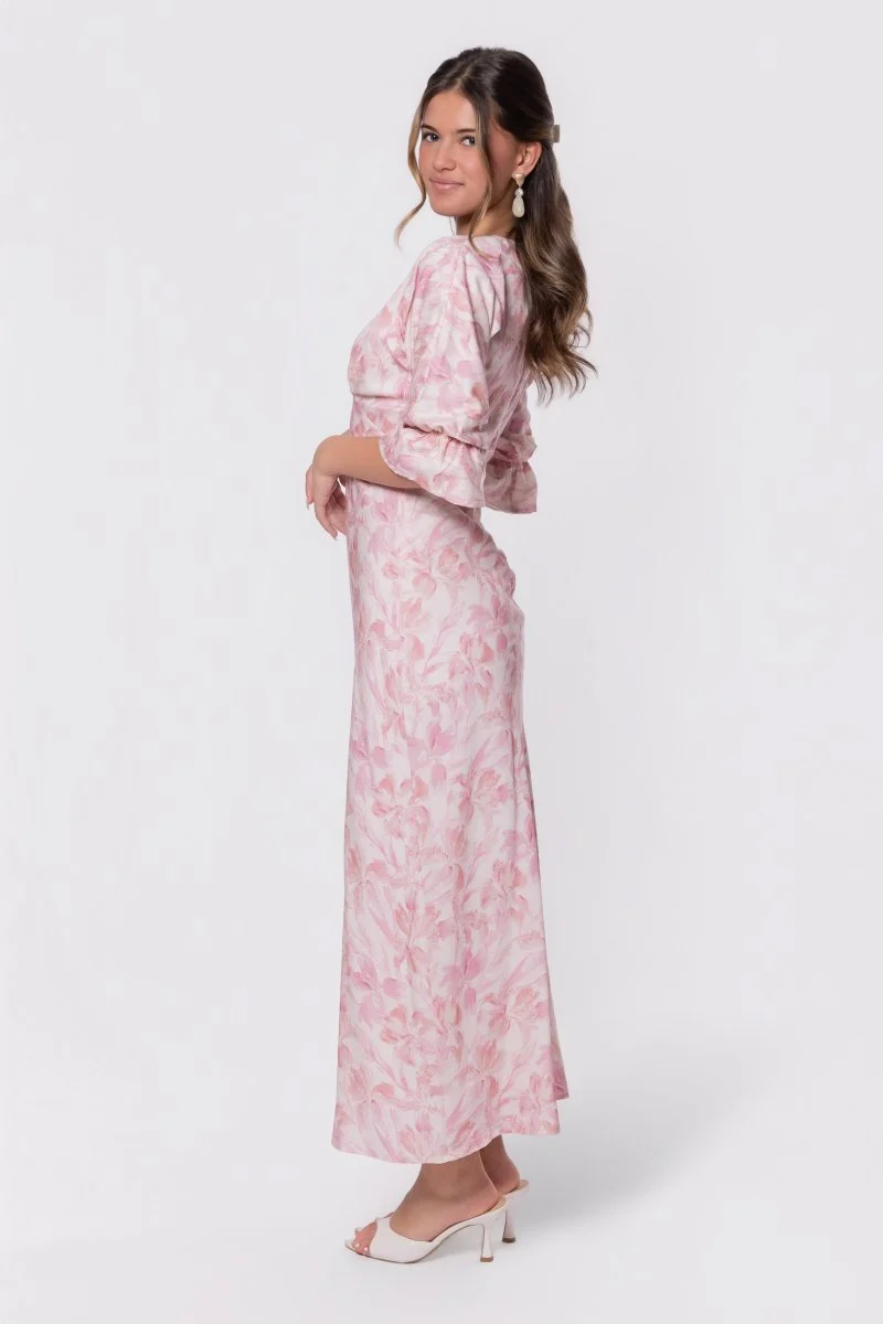 Rebecca Dress (Pink Pattern) - Image 4