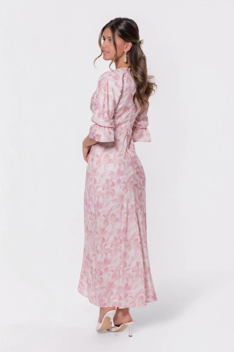 Rebecca Dress (Pink Pattern) - Image 5