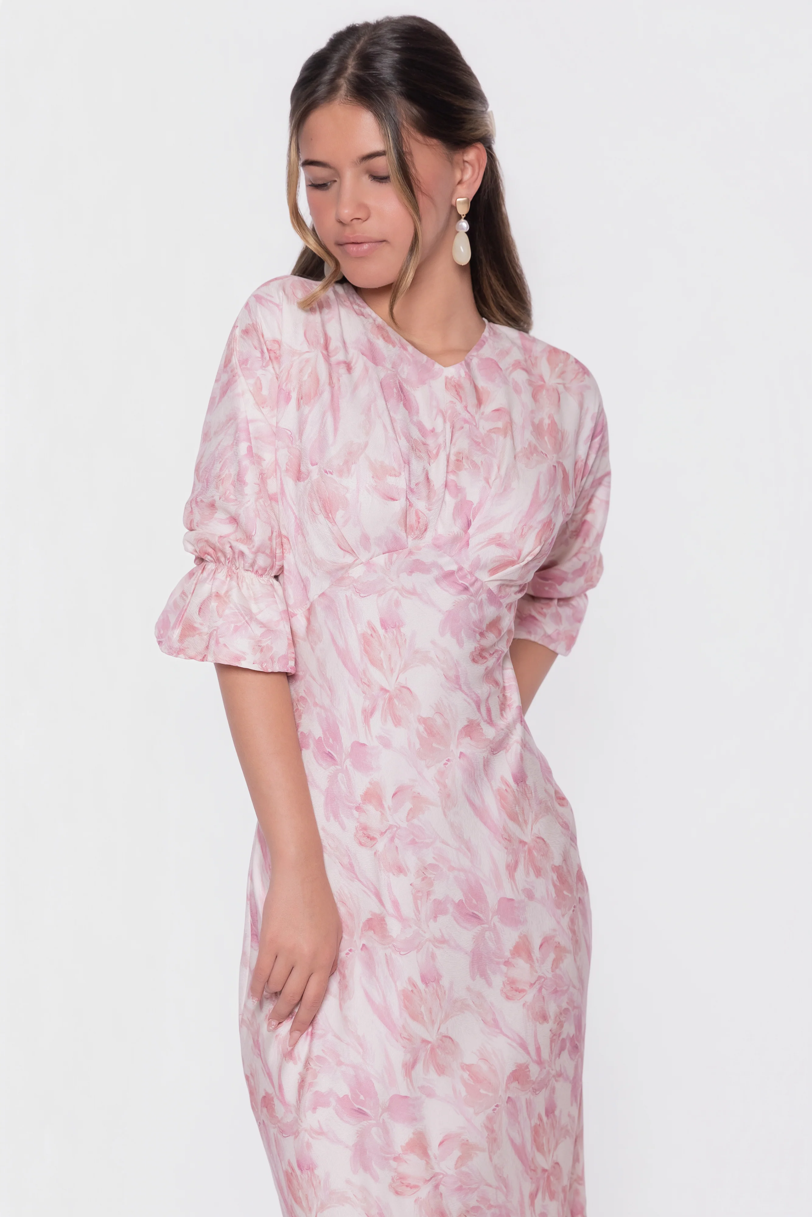 Rebecca Dress (Pink Pattern) - Image 6