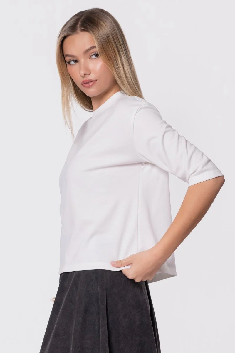 Remi Tee Plain (Powder White) - Image 3