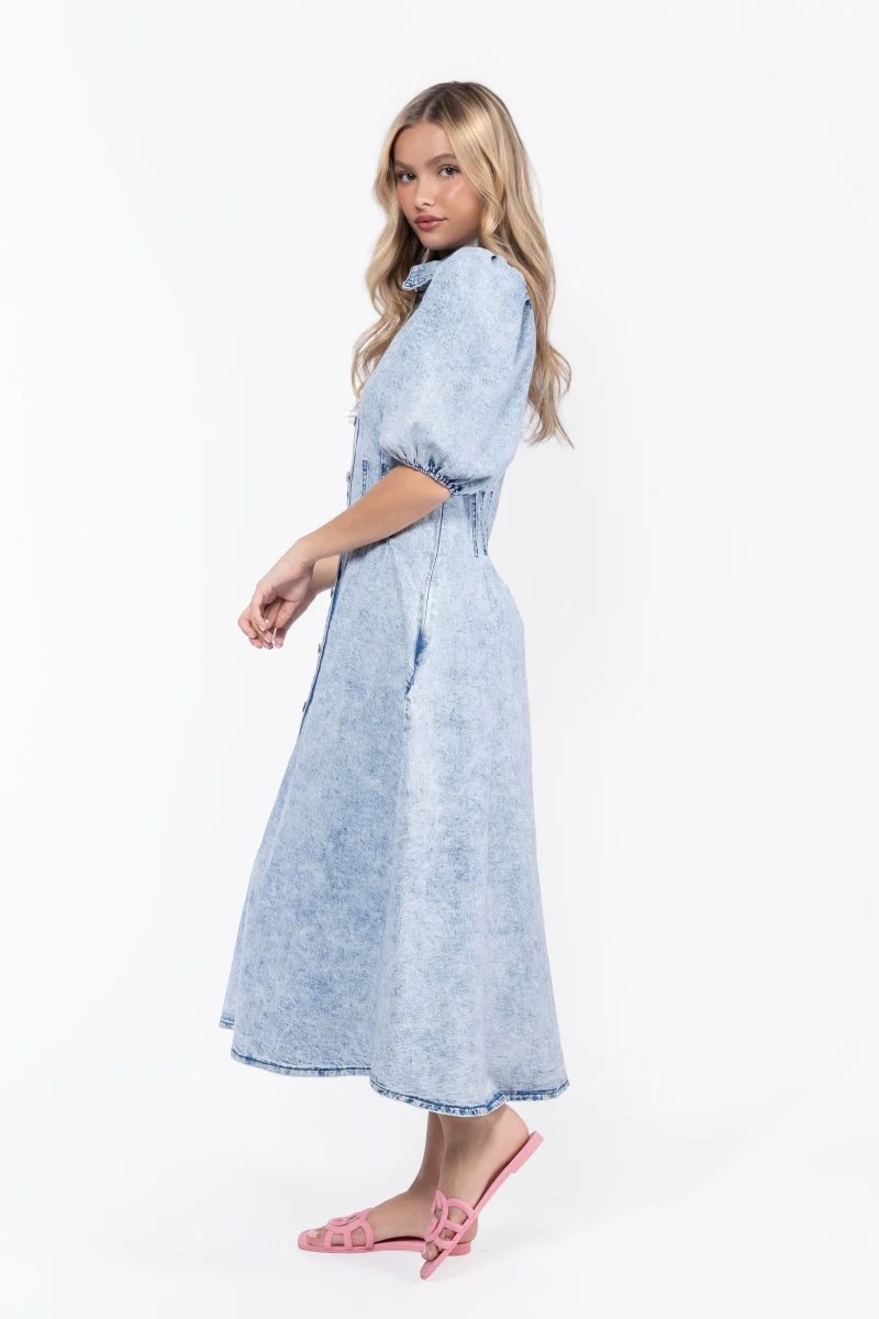 Ruth Dress (Blue) - Image 3