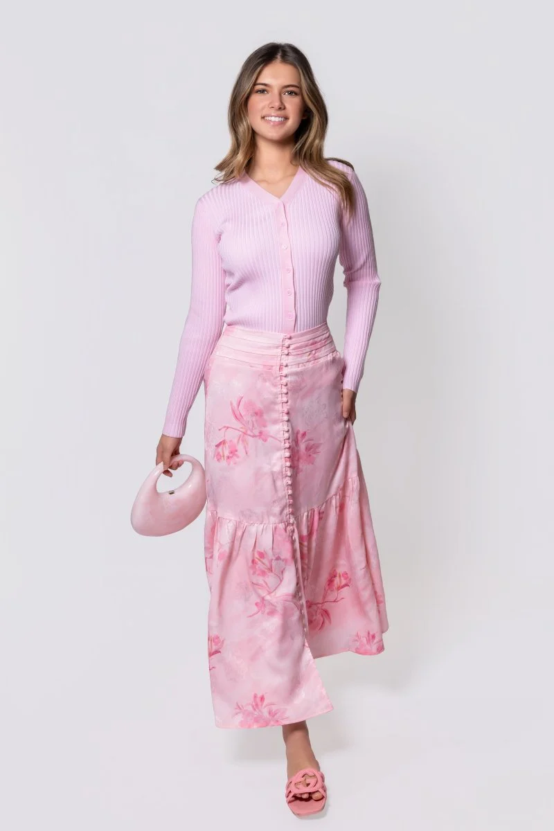 Siena Skirt (Pink Flower)