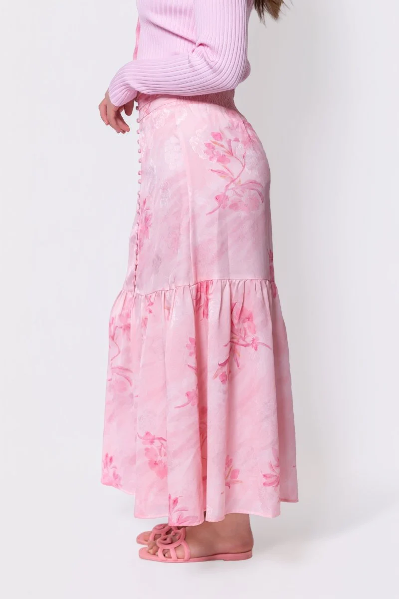 Siena Skirt (Pink Flower) - Image 3
