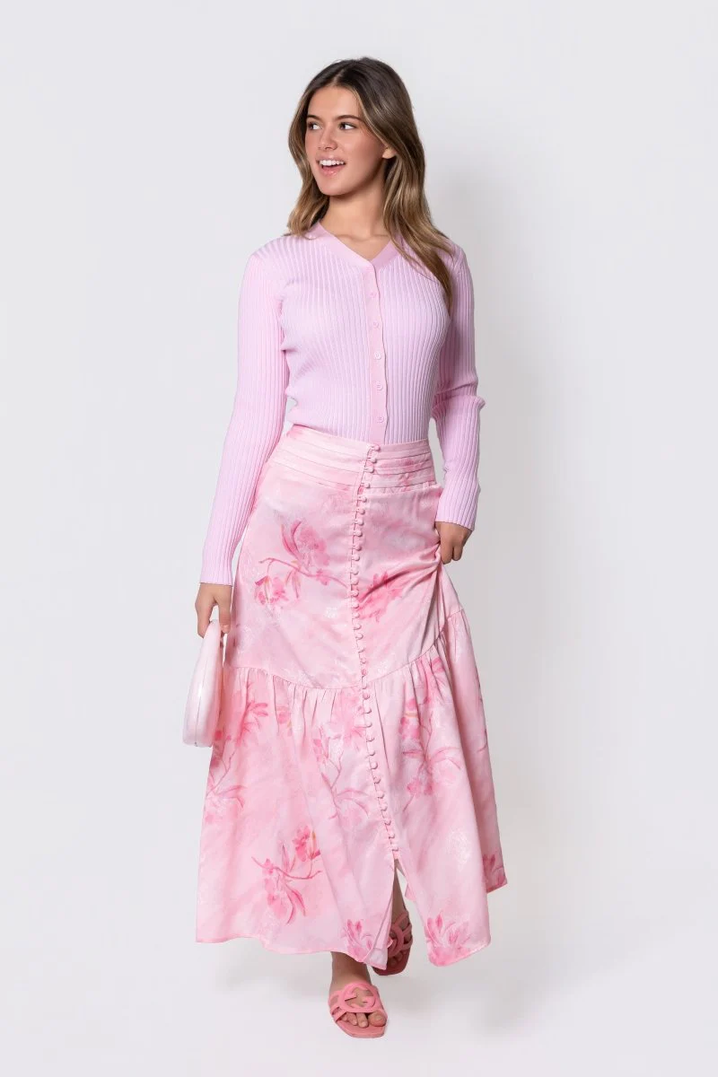 Siena Skirt (Pink Flower) - Image 5
