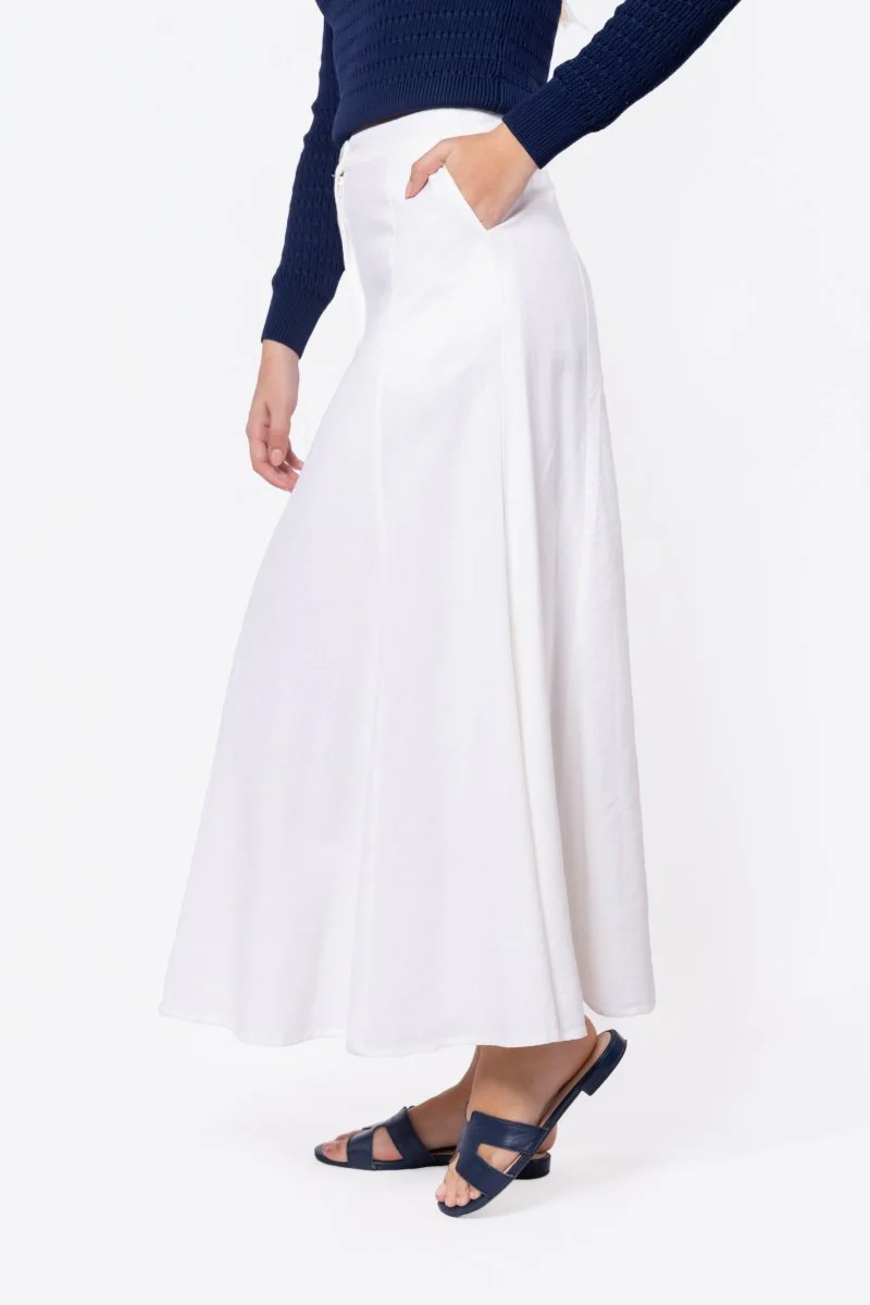 Talia Skirt (White) - Image 3