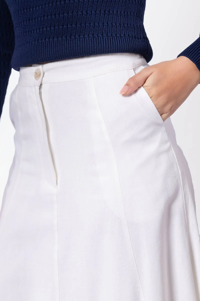 Talia Skirt (White) - Image 5