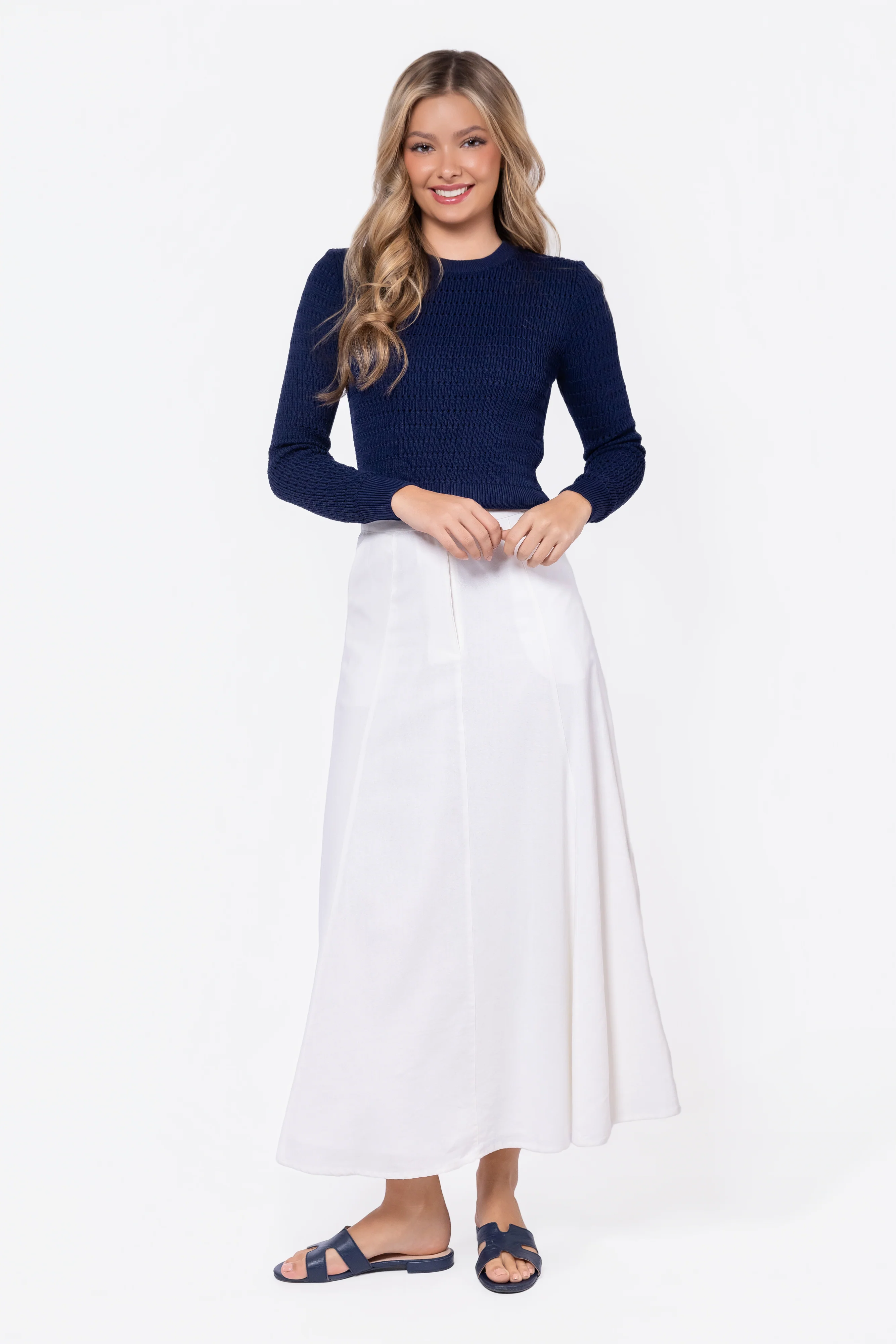 Talia Skirt (White) - Image 6