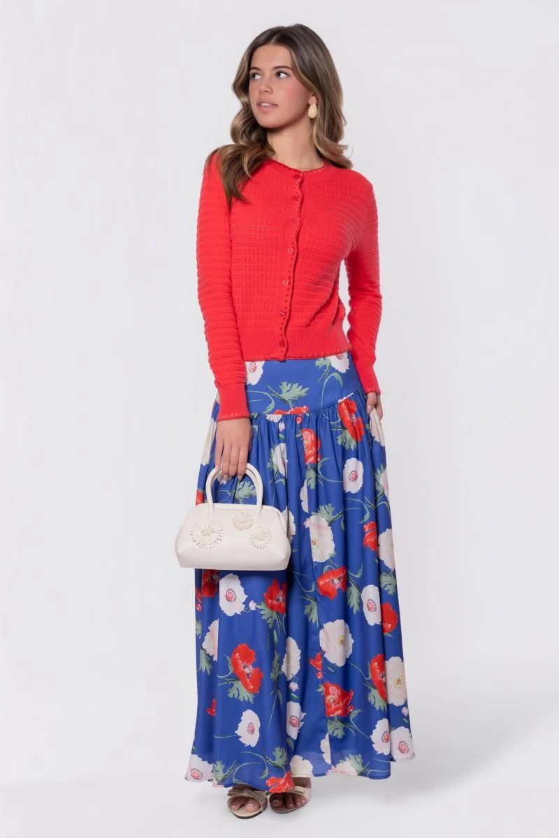 Tansy Skirt (Blue Flower) - Image 6