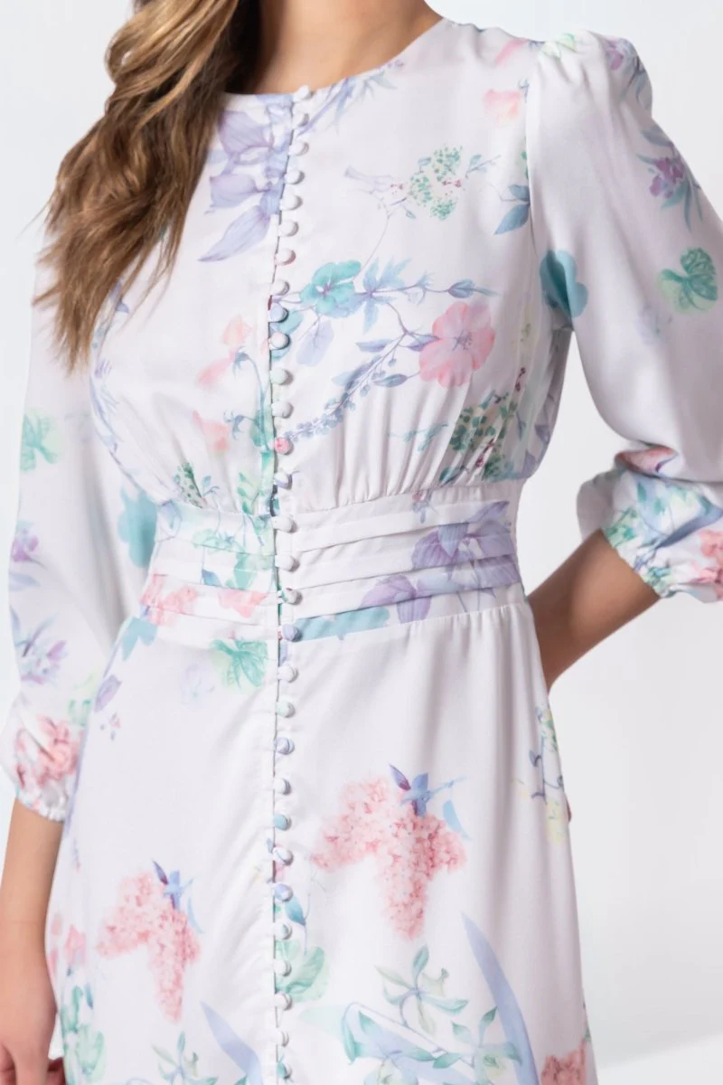 Valentina Dress (Ivory Green) - Image 4