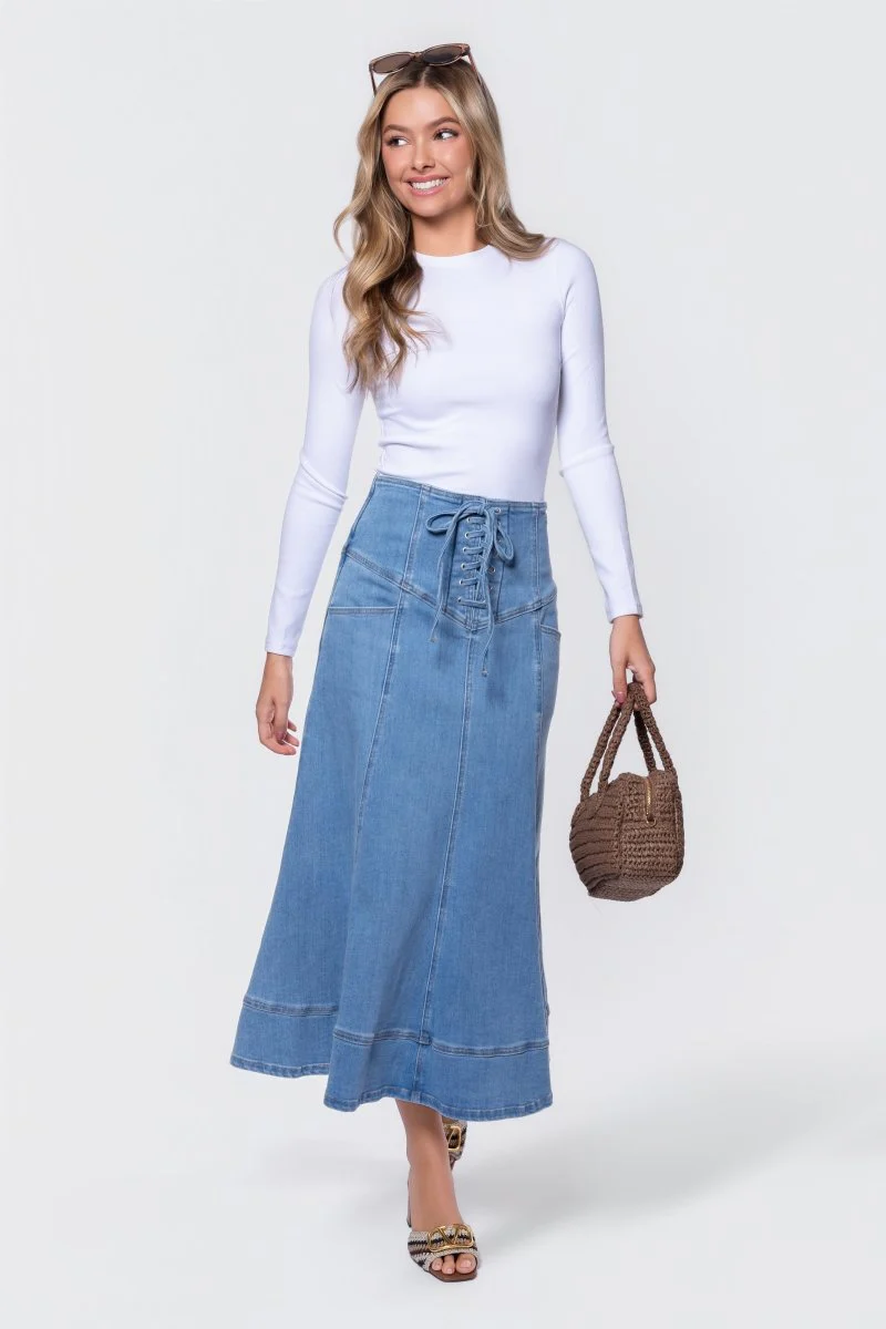 Vera Skirt (Blue)