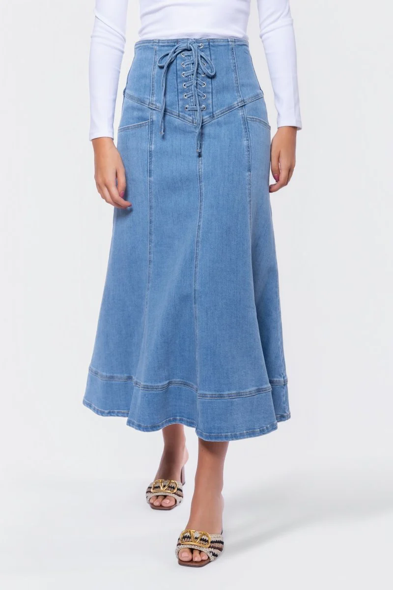 Vera Skirt (Blue) - Image 2