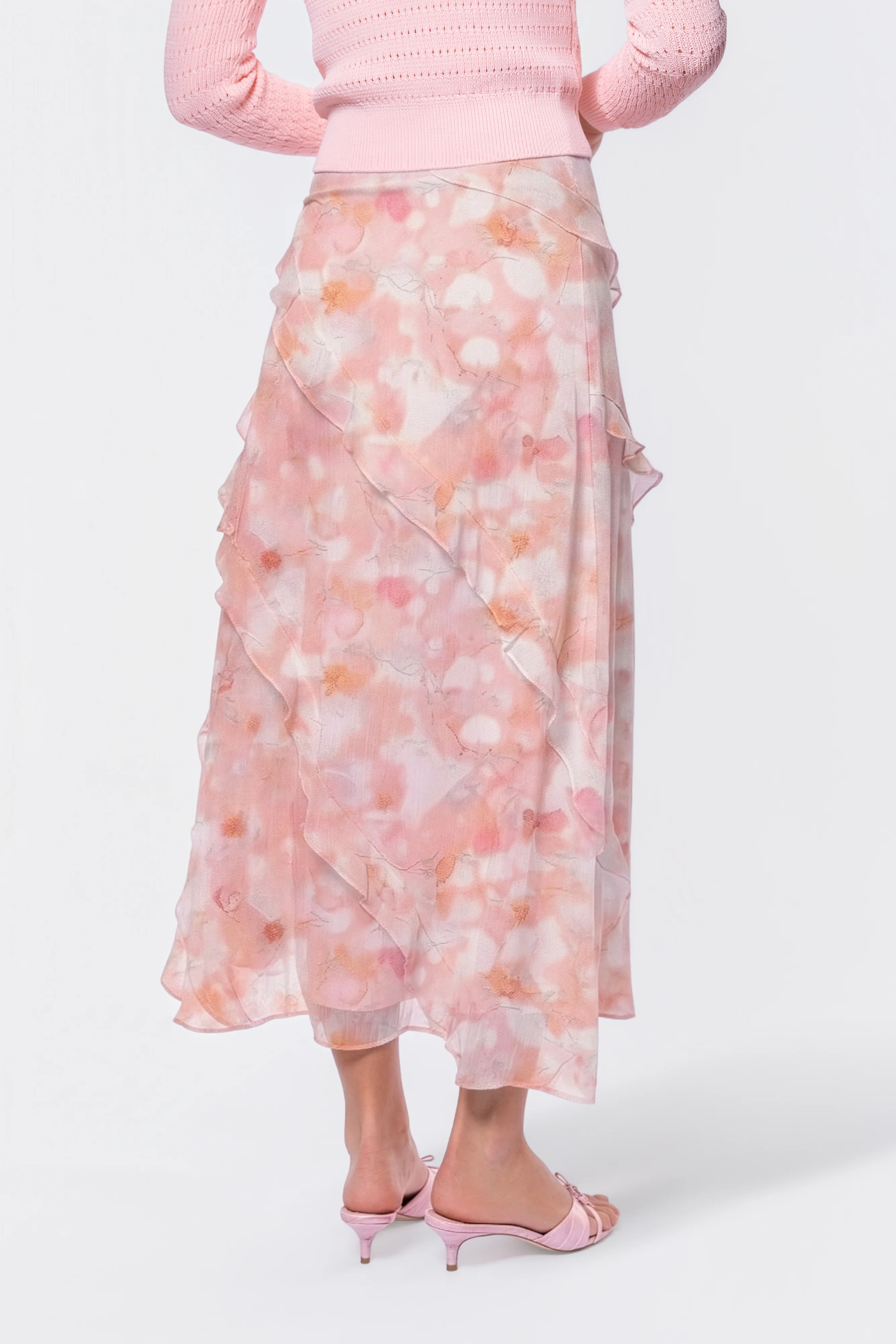 Zella Skirt (Light Pink Pattern) - Image 4