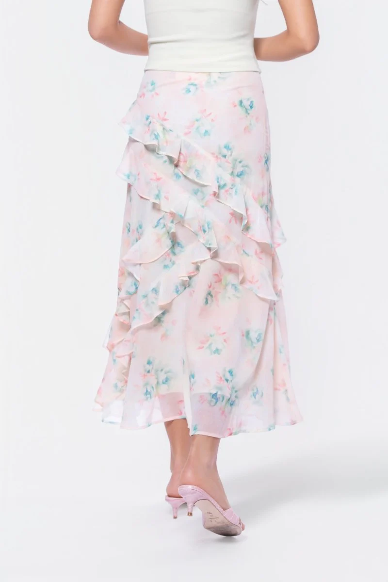 Zella Skirt (Pink/Green) - Image 4